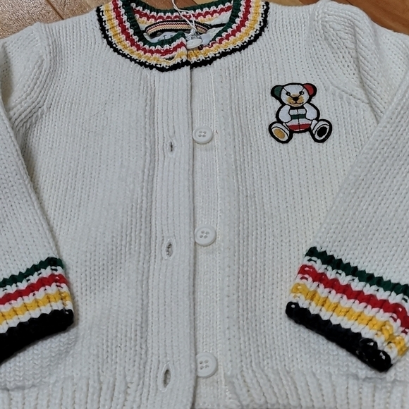 The Hudson's Bay Company Cotton Sweater & Onesie Sz 12-18m - Picture 4 of 7